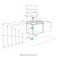 Тумба под раковину Aquaton Асти 55 1A263101AX2B0 подвесная Белая
