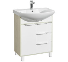 Тумба под раковину Aquaton Рико 60 1A213301RIB90 Белый Ясень фабрик