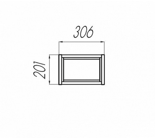 Полка Aquaton Брук 30 1A202603BCDF0 Дуб ферр