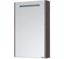 Зеркальный шкаф Aquaton Сильва 50 L 1A215502SIW5L с подсветкой Дуб макиато