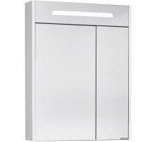 Зеркальный шкаф Aquaton Сильва 60 1A216202SIW70 с подсветкой Дуб полярный