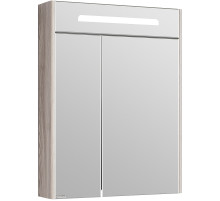 Зеркальный шкаф Aquaton Сильва 60 1A216202SIW60 с подсветкой Дуб фьорд