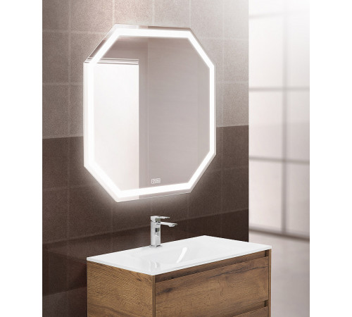 Зеркало BelBagno 80 SPC-OTT-800-800-LED-TCH-WARM с подсветкой с подогревом с сенсорным выключателем