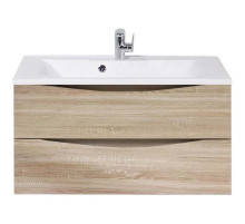 Тумба под раковину BelBagno Marino 90 MARINO-900-2C-SO-WO-P подвесная Rovere Bianco