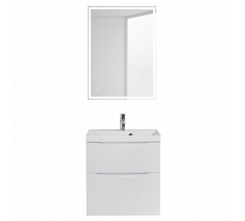 Тумба под раковину BelBagno Marino 60 MARINO-H60-600-2C-SO-BL-P подвесная Bianco Lucido