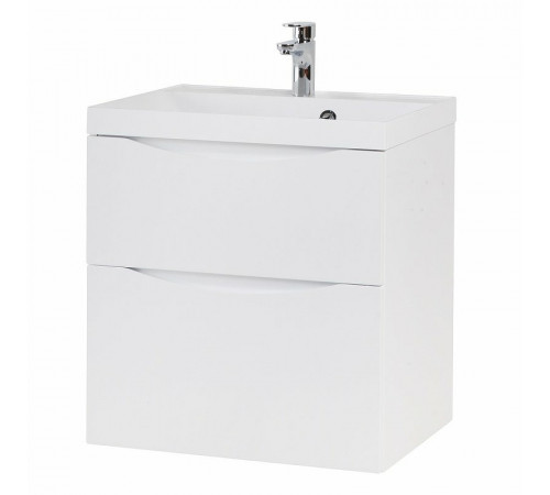 Тумба под раковину BelBagno Marino 60 MARINO-H60-600-2C-SO-BL-P подвесная Bianco Lucido