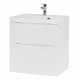 Тумба под раковину BelBagno Marino 60 MARINO-H60-600-2C-SO-BL-P подвесная Bianco Lucido