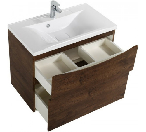 Тумба под раковину BelBagno Marino 80 MARINO-H60-800-2C-SO-RW-P подвесная Rovere Moro