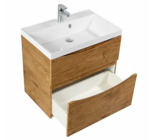 Тумба под раковину BelBagno Marino 70 MARINO-H60-700-2C-SO-RN-P подвесная Rovere Nature