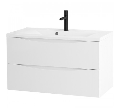 Тумба под раковину BelBagno Marino 110 MARINO-1100-2C-SO-BL-P подвесная Bianco Lucido