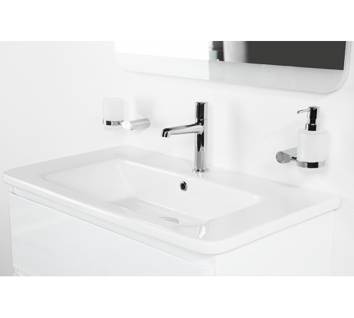 Тумба под раковину BelBagno 80 ALBANO-CER-800-2C-SO-BL подвесная Bianco Lucido