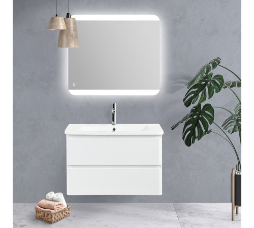 Тумба под раковину BelBagno 105 ALBANO-CER-1050-2C-SO-BL подвесная Bianco Lucido