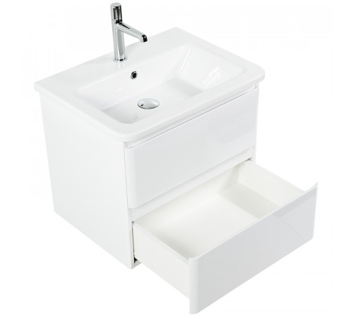 Тумба под раковину BelBagno 60 ALBANO-CER-600-2C-SO-BL подвесная Bianco Lucido