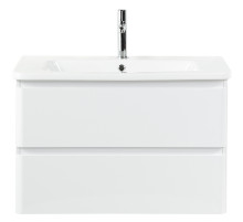 Тумба под раковину BelBagno 80 ALBANO-CER-800-2C-SO-BL подвесная Bianco Lucido