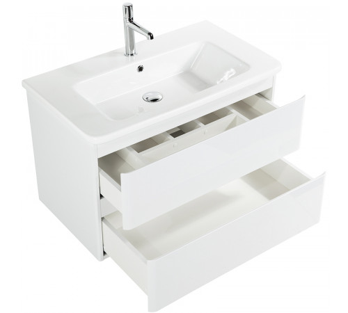 Тумба под раковину BelBagno 105 ALBANO-CER-1050-2C-SO-BL подвесная Bianco Lucido