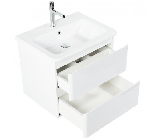 Тумба под раковину BelBagno 60 ALBANO-CER-600-2C-SO-BL подвесная Bianco Lucido