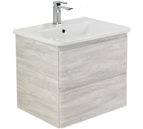 Тумба под раковину BelBagno 50 ALBANO-CER-500-2C-SO-RVB подвесная Rovere Vintage Bianco