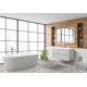 Тумба под раковину BelBagno 105 ALBANO-CER-1050-2C-SO-RVB подвесная Rovere Vintage Bianco