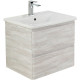 Тумба под раковину BelBagno 60 ALBANO-CER-600-2C-SO-RVB подвесная Rovere Vintage Bianco