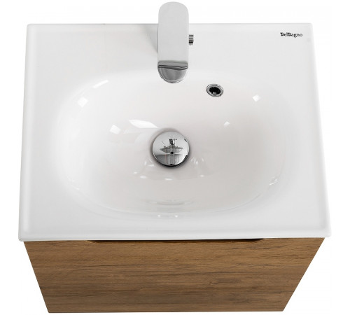 Тумба под раковину BelBagno Etna 50 L ETNA-500-1A-SO-RN-P-L подвесная Rovere Nature