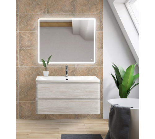 Тумба под раковину BelBagno ALBANO-900-2C-SO-RVB подвесная Rovere Vintage Bianco