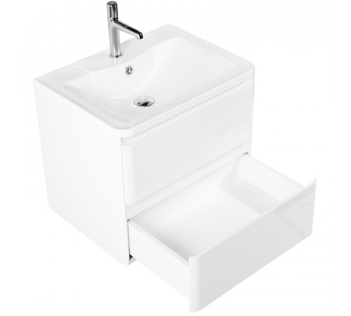 Тумба под раковину BelBagno 70 ALBANO-700-2C-SO-BL подвесная Bianco Lucido