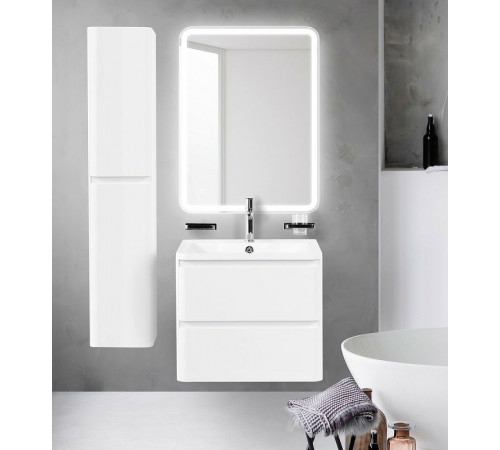 Тумба под раковину BelBagno ALBANO-600-2C-SO-BL подвесная Bianco Lucido