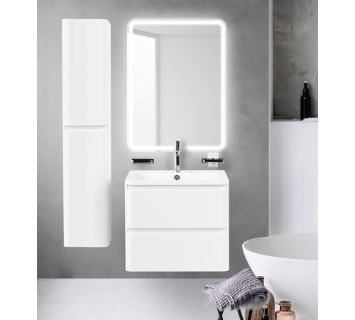 Тумба под раковину BelBagno 70 ALBANO-700-2C-SO-BL подвесная Bianco Lucido