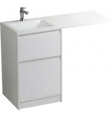 Тумба под раковину BelBagno Kraft 120 KRAFT-LVD-580/1200-2C-PIA-BO Bianco Opaco