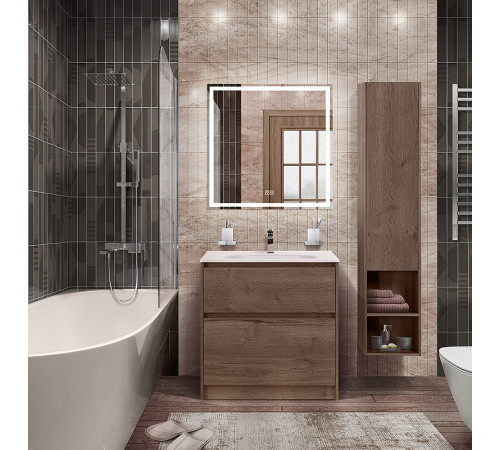 Тумба под раковину BelBagno Kraft 80 KRAFT-800-2C-PIA-RT Rovere Tabacco