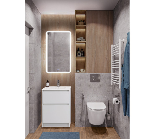 Тумба под раковину BelBagno Kraft 60 KRAFT-600-2C-PIA-BO Bianco Opaco