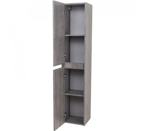 Шкаф пенал BelBagno Kraft 33 L KRAFT-1600-2A-SC-CG-L подвесной Cemento Grigio