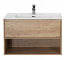Тумба под раковину BelBagno Kraft 90 KRAFT-900-1C-SO-RNN подвесная Rovere Nebrasca Nature