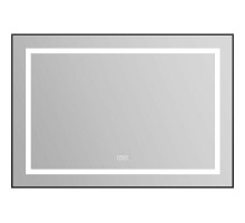 Зеркало BelBagno Kraft 98.5 SPC-KRAFT-985-685-TCH-WARM-NERO с подсветкой с подогревом Черное с сенсорным выключателем