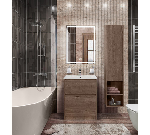 Тумба под раковину BelBagno Kraft 60 KRAFT-600-2C-PIA-RT Rovere Tabacco