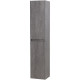 Шкаф пенал BelBagno Kraft 33 L KRAFT-1600-2A-SC-CG-L подвесной Cemento Grigio