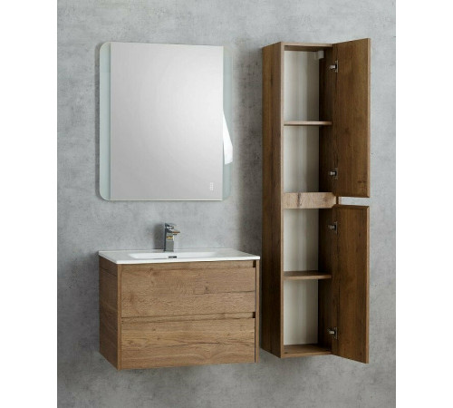 Шкаф пенал BelBagno Kraft 33 R KRAFT-1600-2A-SC-RT-R подвесной Rovere Tabacco