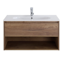 Тумба под раковину BelBagno Kraft 90 KRAFT-900-1C-SO-RT подвесная Rovere Tabacco