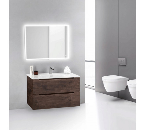 Тумба под раковину BelBagno ETNA 39-700/390-2C-SO-RW-P подвесная Rovere Moro