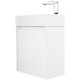 Тумба под раковину BelBagno Kraft Mini 50 L KRAFT MINI-500/260-1A-SO-BO-L подвесная Bianco Opaco