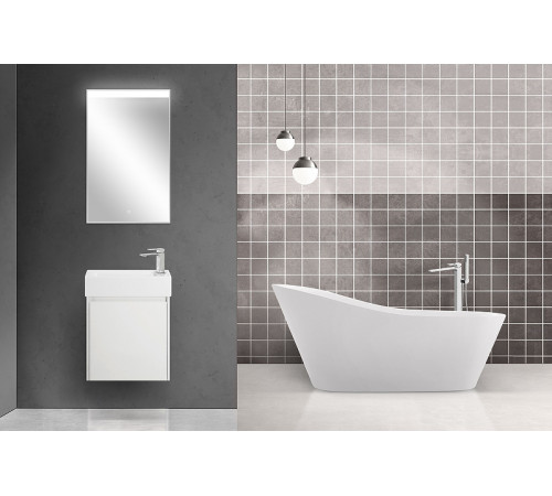 Тумба под раковину BelBagno Kraft Mini 50 R KRAFT MINI-500/260-1A-SO-BO-R подвесная Bianco Opaco