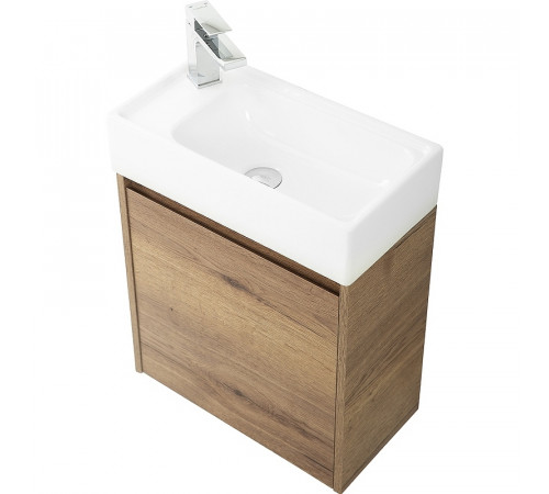 Тумба под раковину BelBagno Kraft Mini 50 L KRAFT MINI-500/260-1A-SO-RT-L подвесная Rovere Tabacco