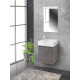 Тумба под раковину BelBagno Kraft Mini 50 L KRAFT MINI-500/260-1A-SO-CG-L подвесная Cemento Grigio