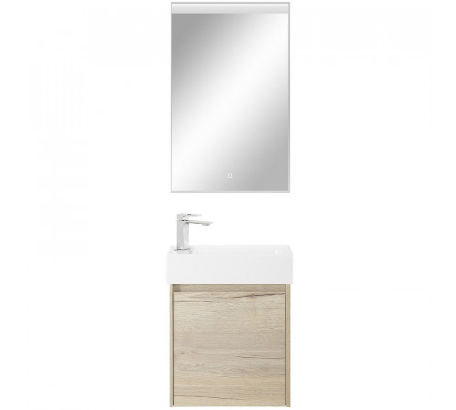 Тумба под раковину BelBagno Kraft Mini 50 L KRAFT MINI-500/260-1A-SO-RGB-L подвесная Rovere Galifax Bianco