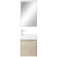 Тумба под раковину BelBagno Kraft Mini 50 L KRAFT MINI-500/260-1A-SO-RGB-L подвесная Rovere Galifax Bianco