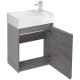 Тумба под раковину BelBagno Kraft Mini 50 R KRAFT MINI-500/260-1A-SO-CG-R подвесная Cemento Grigio