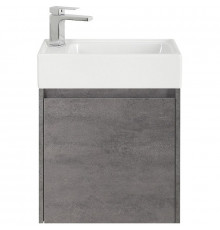 Тумба под раковину BelBagno Kraft Mini 50 L KRAFT MINI-500/260-1A-SO-CG-L подвесная Cemento Grigio