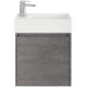 Тумба под раковину BelBagno Kraft Mini 50 L KRAFT MINI-500/260-1A-SO-CG-L подвесная Cemento Grigio