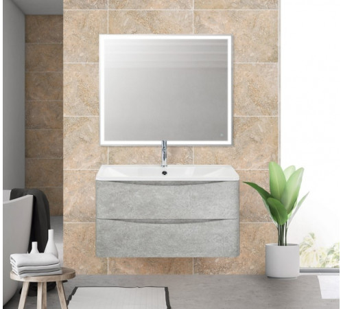 Тумба под раковину BelBagno ACQUA-1000-2C-SO-CVG подвесная Cemento Verona Grigio