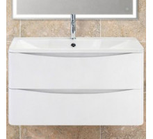 Тумба под раковину BelBagno ACQUA-900-2C-SO-BL подвесная Bianco Lucido